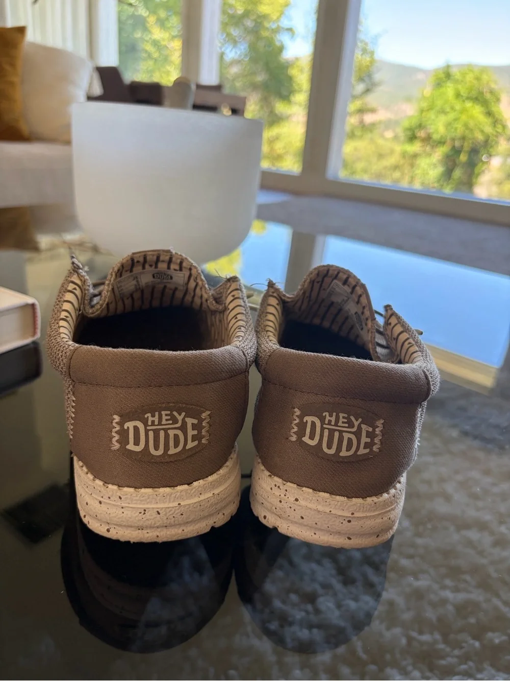 Casual kids’ Canvas Slip-On Shoes in Taupe